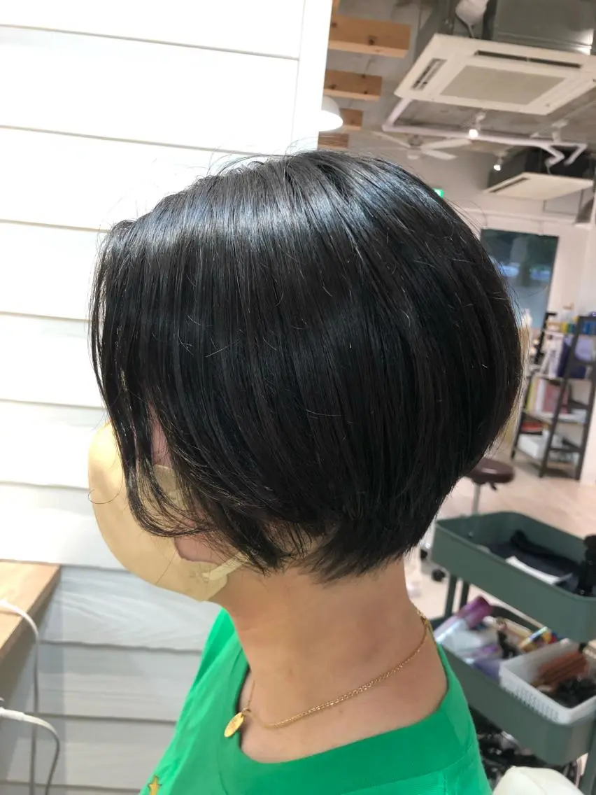 ショート ショートボブ ボブ ショートヘア カット Annie 吉田 裕美のヘアスタイル