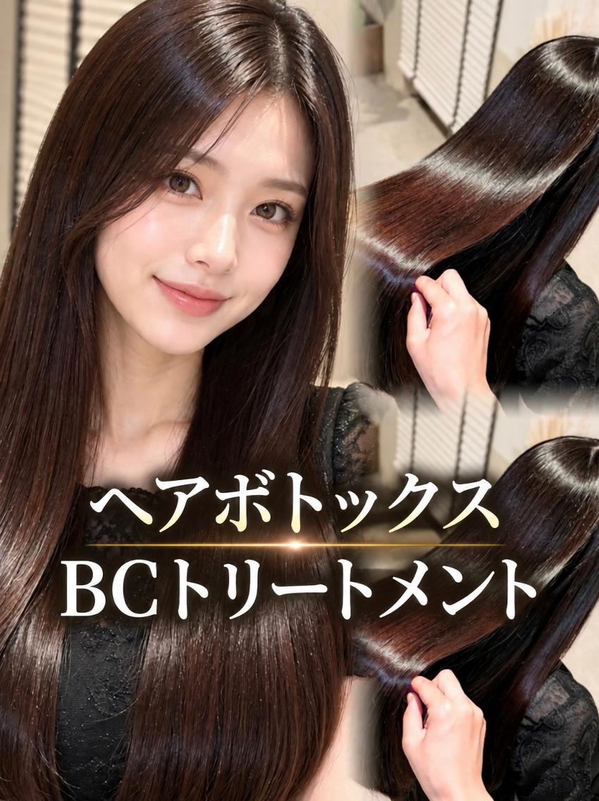 ロング 🌻 銀座水素ケア 🌻 只腰 花のヘアスタイル