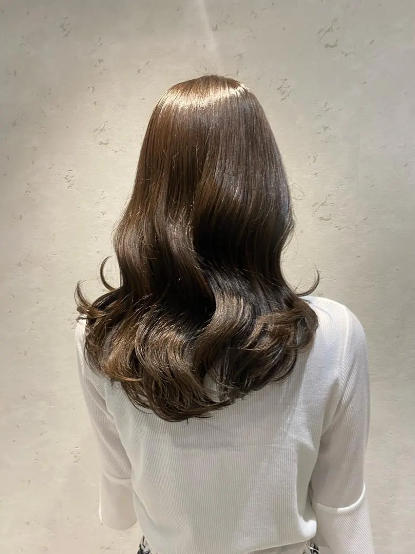 セミロング カラー カット ヘアカラー トリートメント yuu/髪質改善 カラー🌛のヘアスタイル