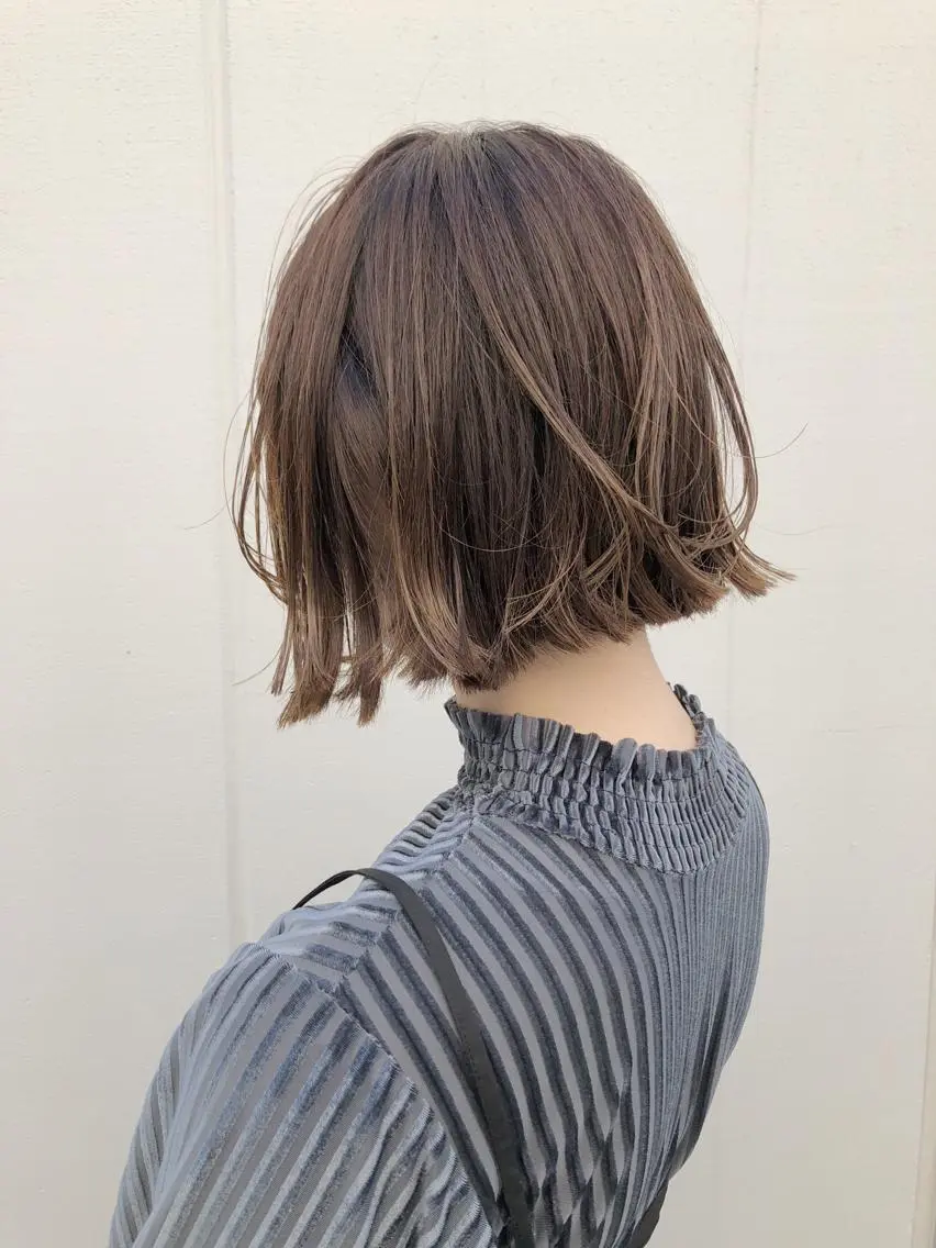 ショート カラー ノグチ ユウキ/ボブのヘアスタイル