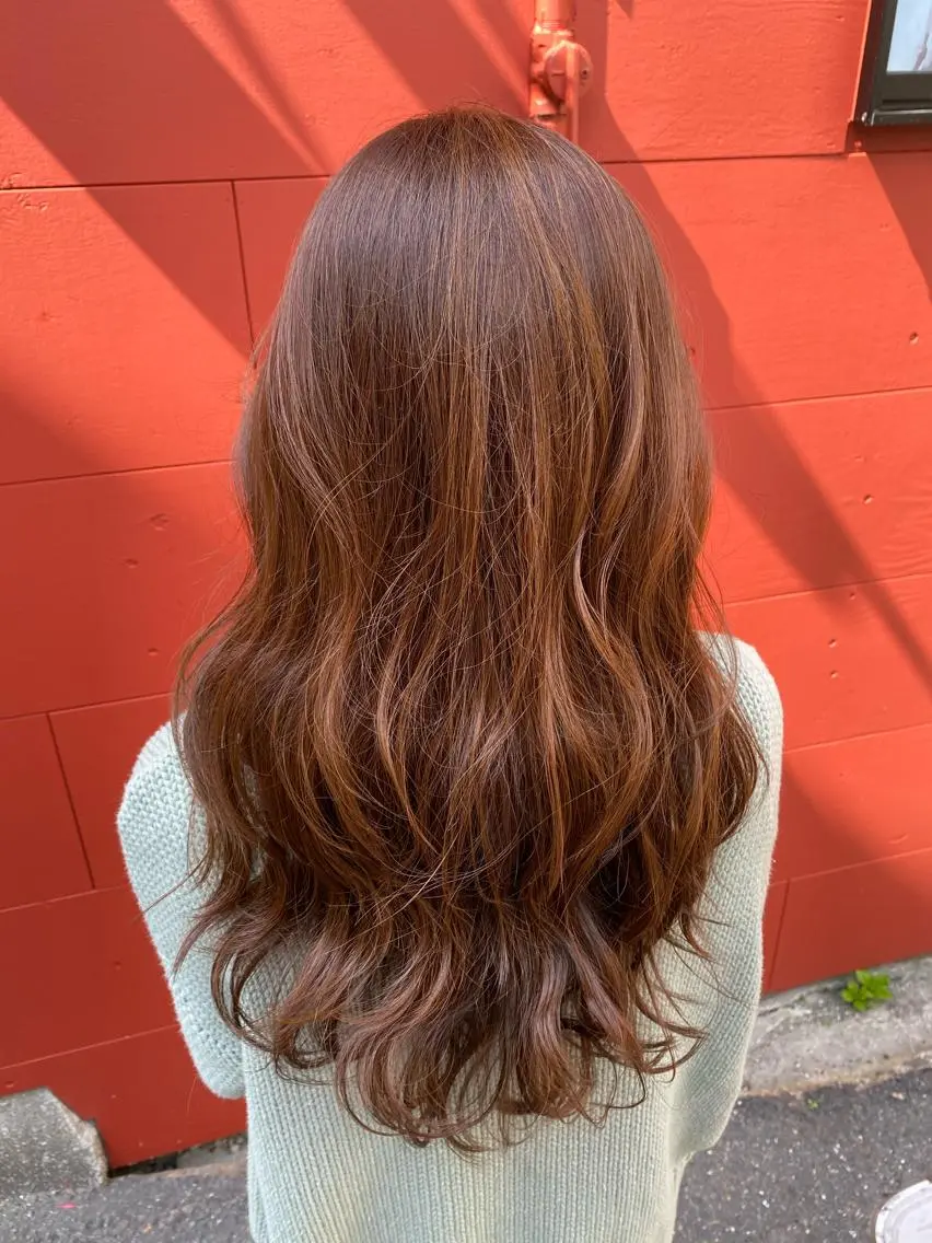 ロング 大久保 愛のヘアスタイル