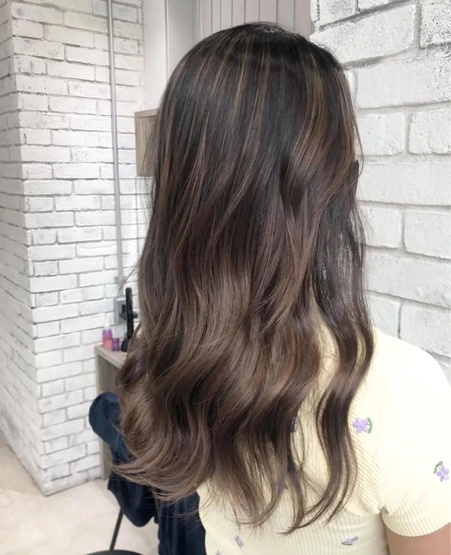 ロング カラー バレイヤージュ ダブルカラー レイヤーカット ヘアカラー 🌿ニュアンス/髪質 改善🌿Fukudaのヘアスタイル