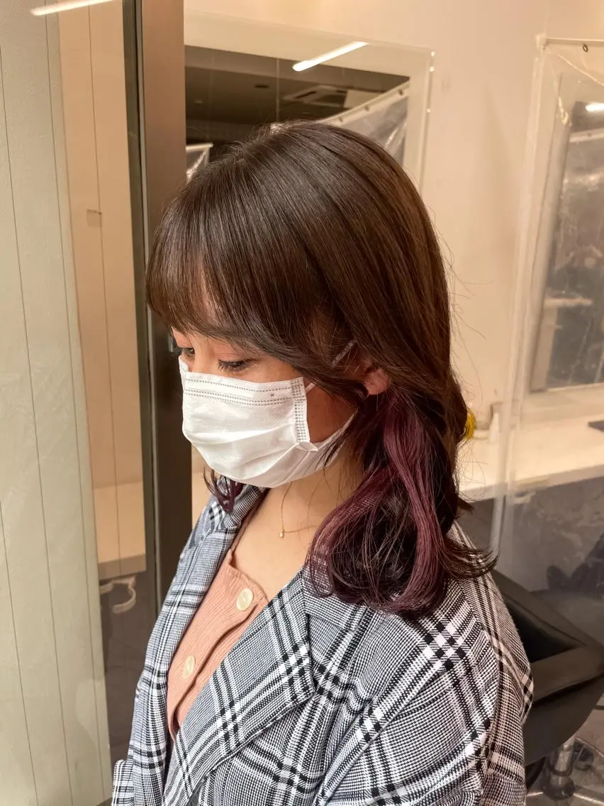 セミロング カラー ヘアアレンジ 💍透明感×韓流ハイ トーン💍RYUTAのヘアスタイル