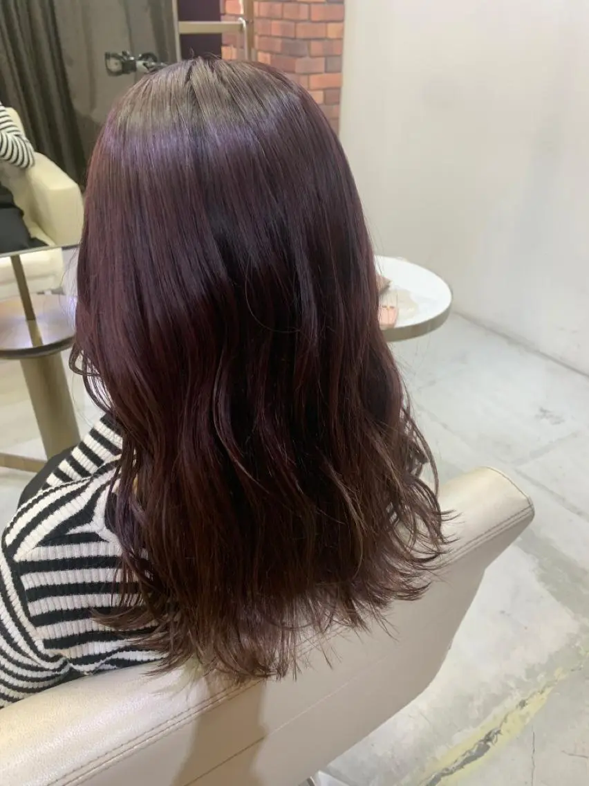 セミロング カラー 🫧nari🫧 谷町 大阪のヘアスタイル
