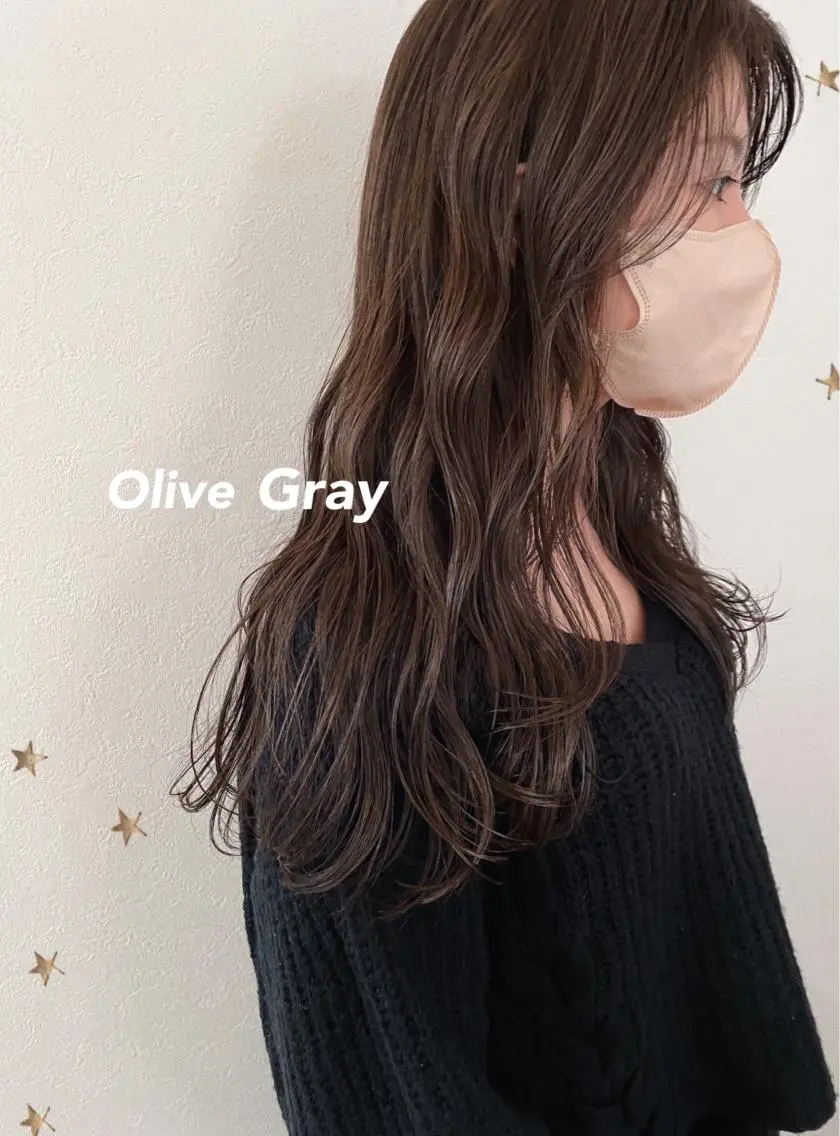 ロング カラー カット ヘアカラー 市川 千夏のヘアスタイル