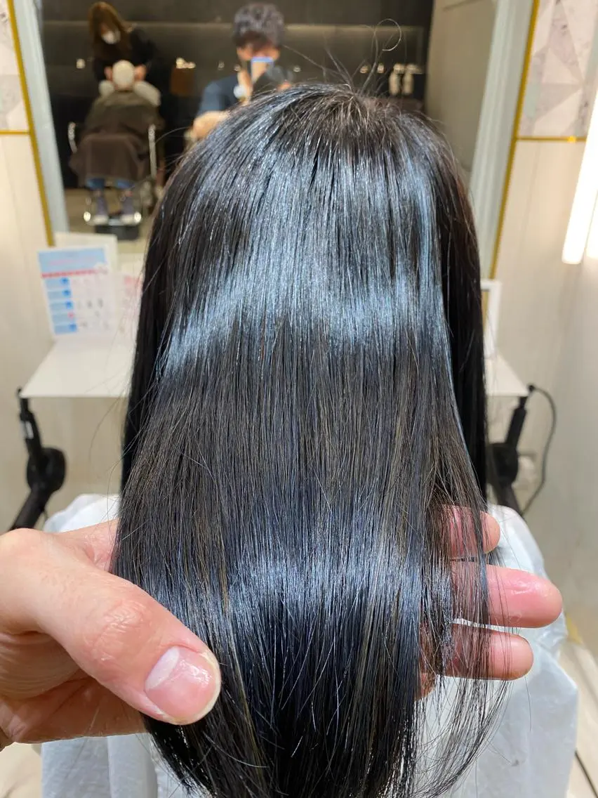 ロング カラー 髪質改善 トリートメント カット トリートメント ヘアセット 💜髪質改善美髪💜 星野清光のヘアスタイル