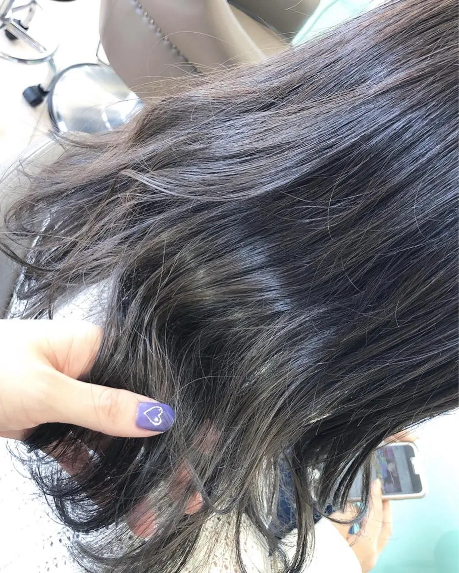 セミロング 松田 みのりのヘアスタイル