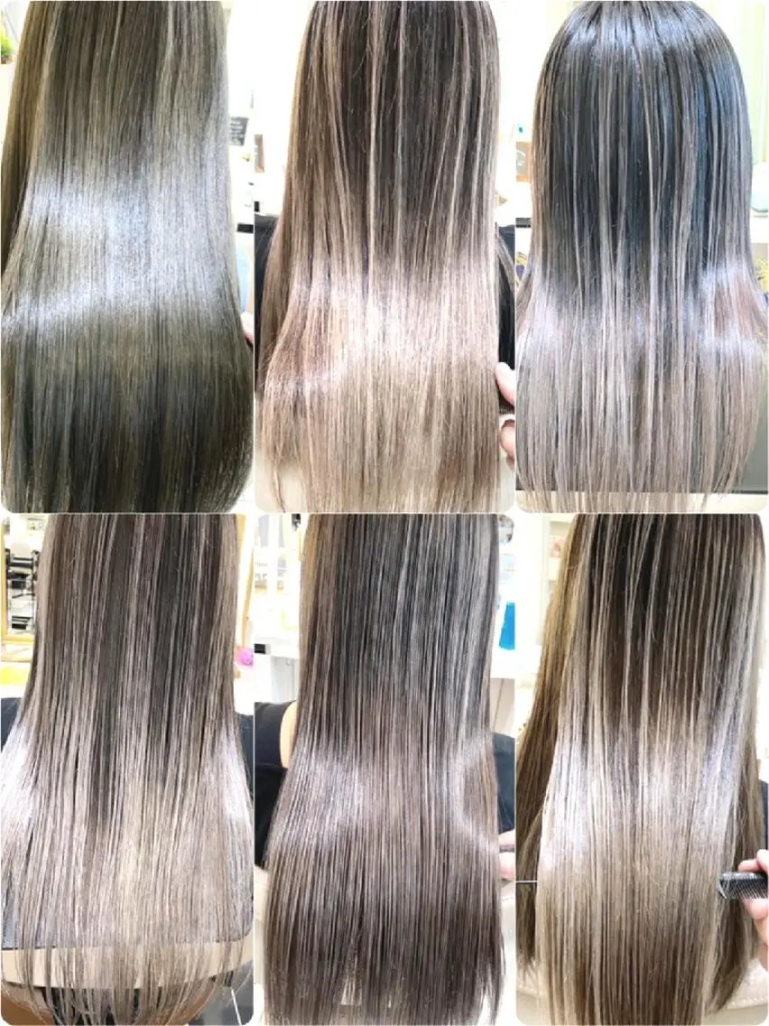 ロング カラー 髪質改善 ヘアカラー ＡＳＨ大宮/ブリーチ 髪質改善/カラーのヘアスタイル