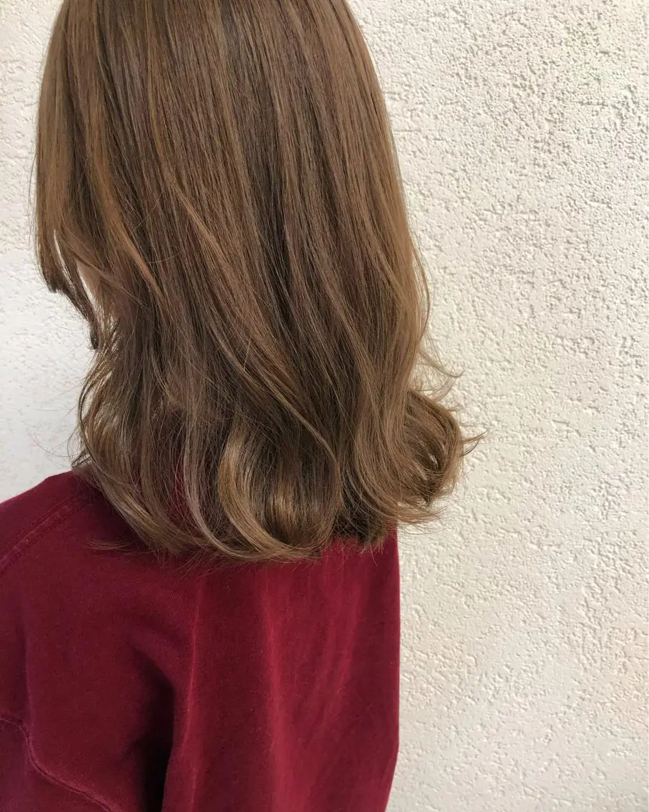 ミディアム カラー ブリーチ ブラウンカラー 🌼 じゅりなのヘアスタイル