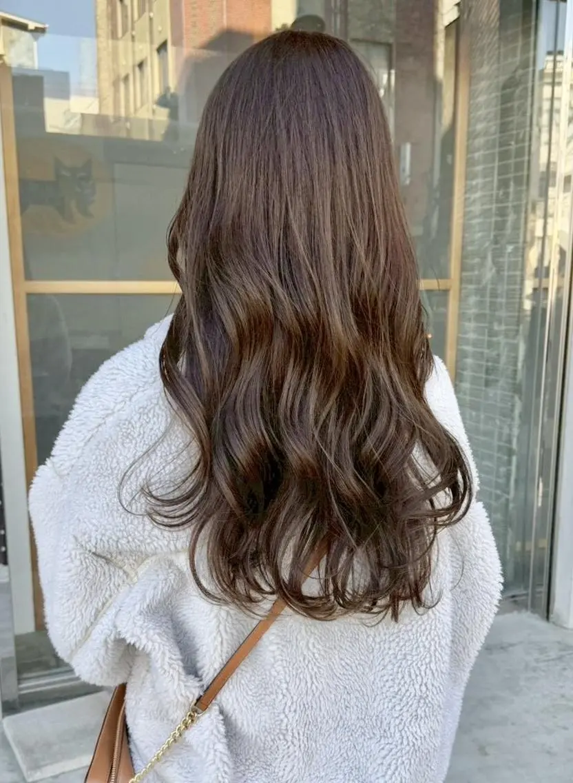 ロング カラー ブラウンカラー カット ヘアカラー トリートメント 韓国/ボブ/まつパ 🩰aikaのヘアスタイル