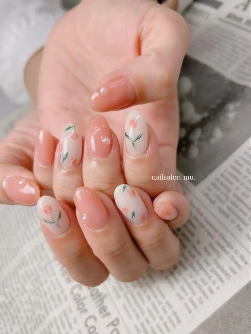 ネイル ハンドネイル nail salon niuのネイルデザイン