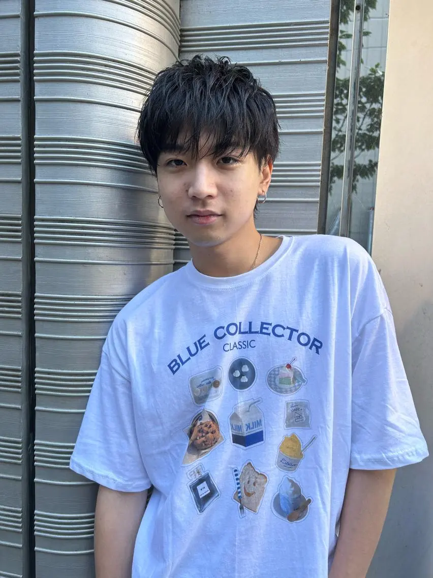 ショート メンズ メンズブリーチ メンズハイライト メンズインナーカラー マッシュ メンズパーマ 💈メンズ短髪特化 ✂︎伊藤大輝💈のヘアスタイル