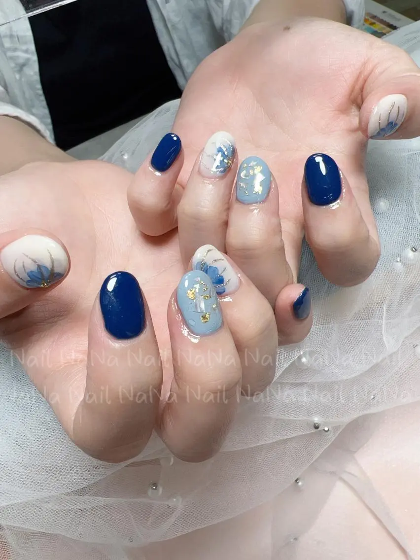 ショート カラー ネイル ハンドネイル Nail NaNaのネイルデザイン