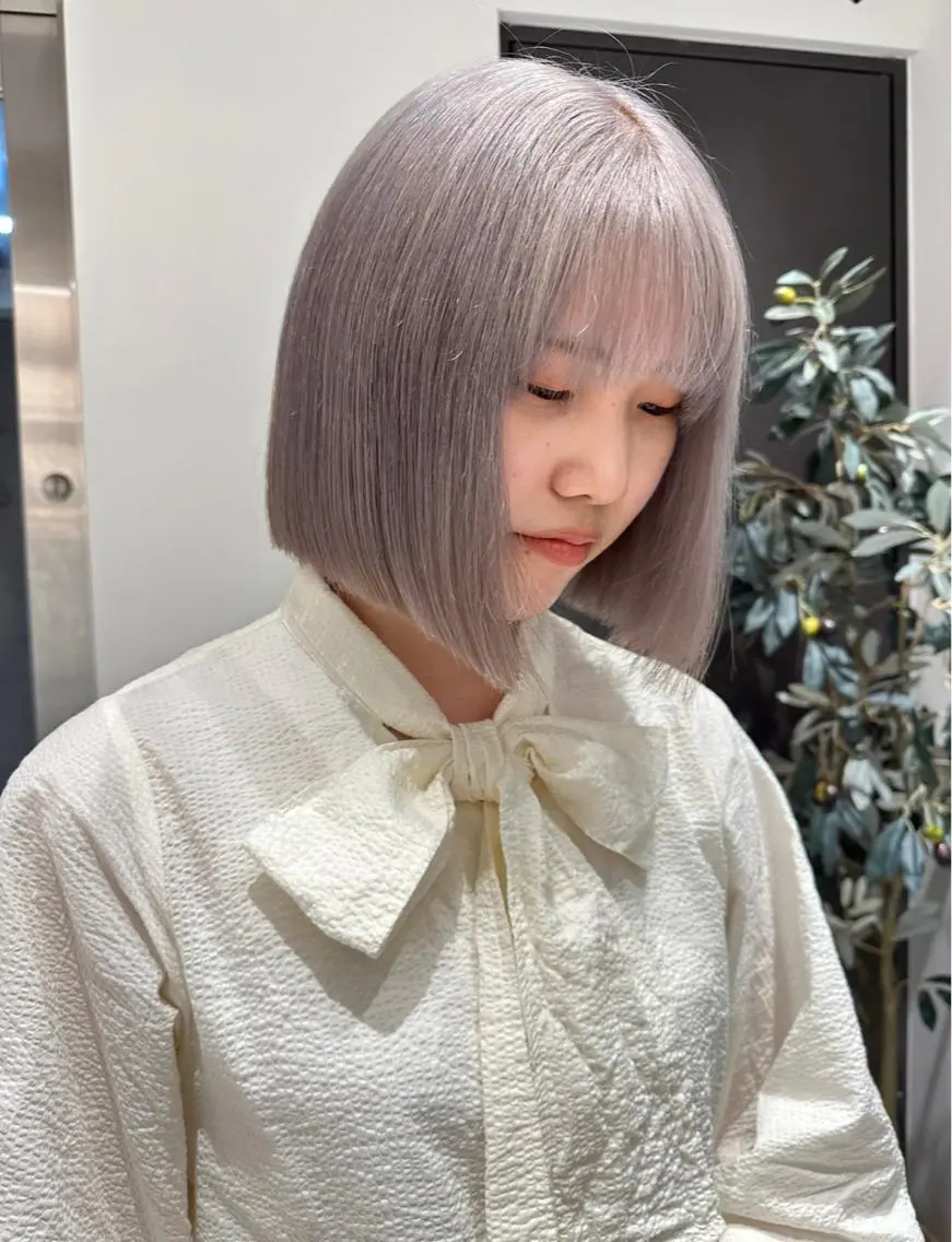 ショート ୨୧柔らかいカラー nozomi ୨୧のヘアスタイル
