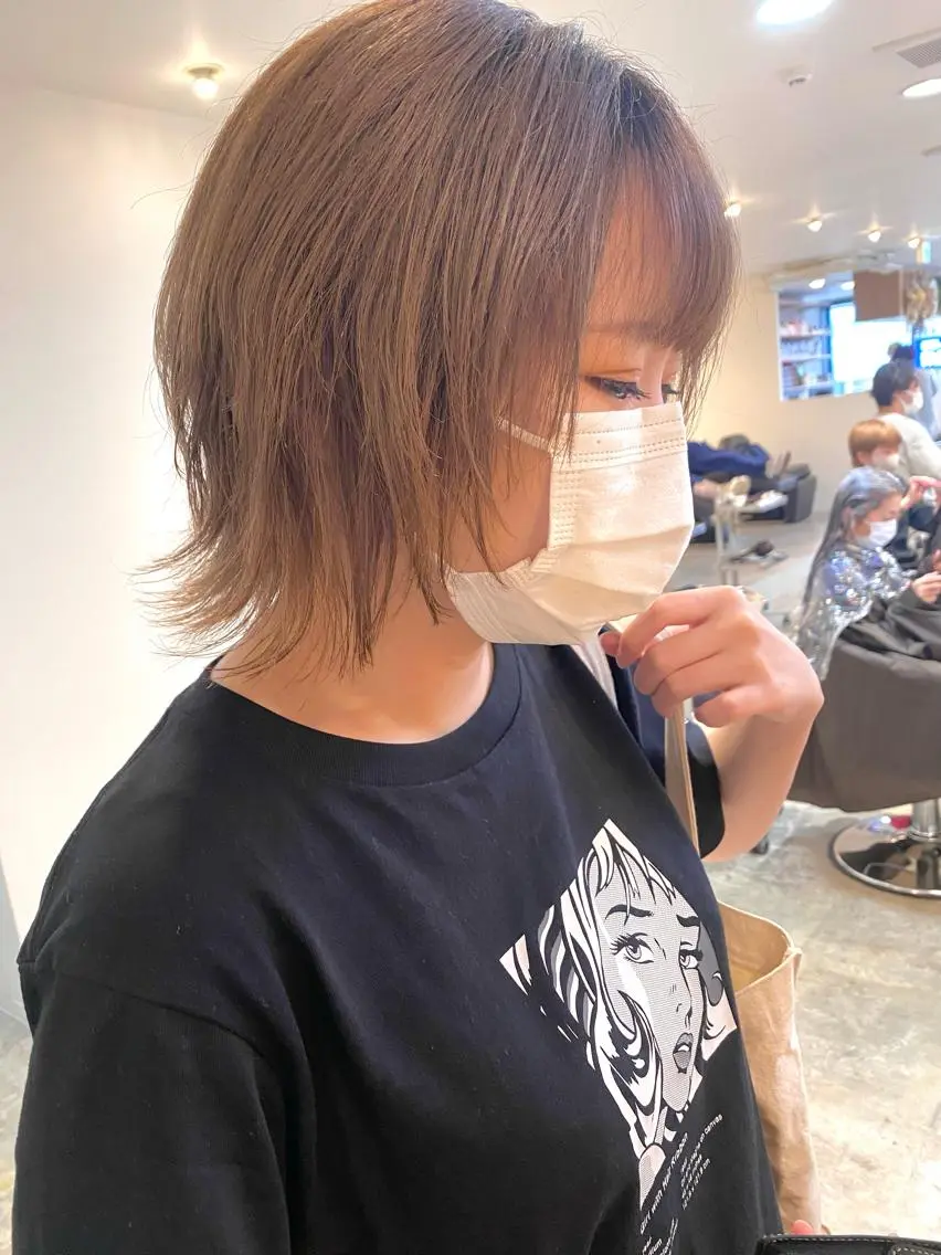 ショート ショートヘア ウルフカット 武内 凌レイヤーカット🐺のヘアスタイル