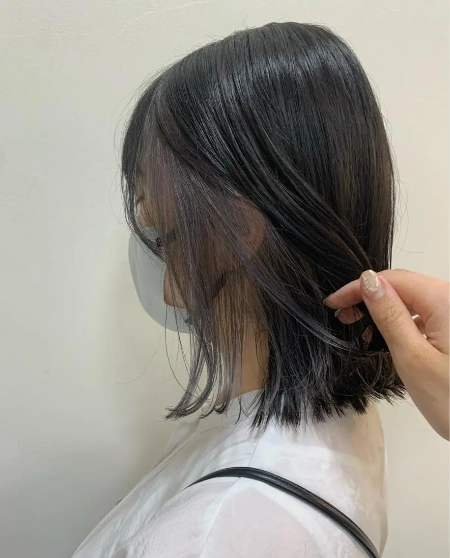 ミディアム カラー ✄折橋 彩花🐶🍑のヘアスタイル