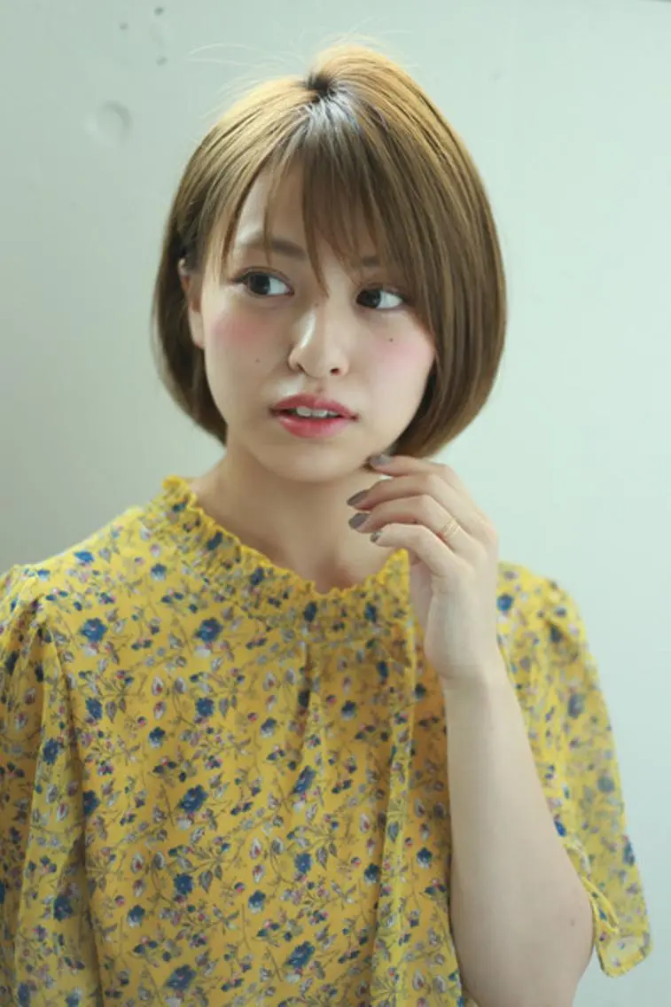 ショート ショートボブ 丸みショート ボブ ショートヘア little 小濱彰太のヘアスタイル