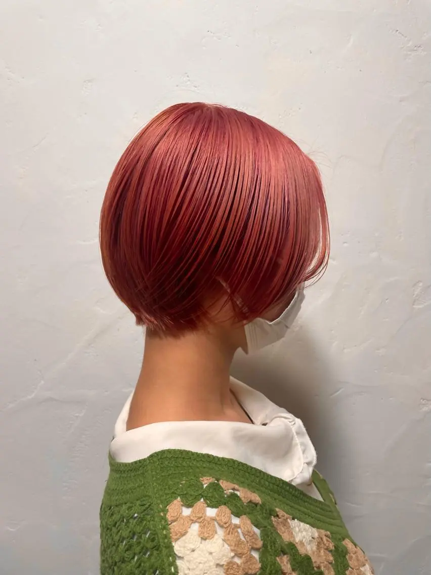 カラー ピンクカラー ✨透明感カラー🌱 上村　舜のヘアスタイル