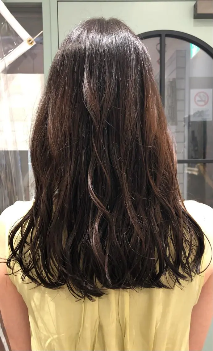 ロング カット ヘアカラー MYA 🤍kanaのヘアスタイル