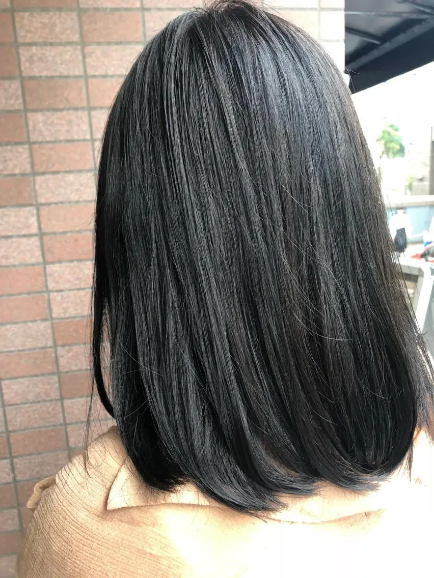 ミディアム ヘアカラー トリートメント 縮毛矯正の達人 ☆　松本のヘアスタイル