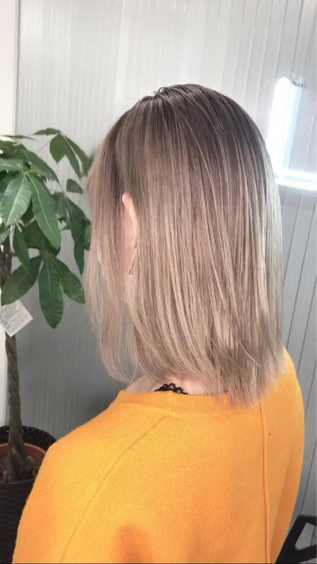 ミディアム カラー ヘアカラー LOOP hairのヘアスタイル