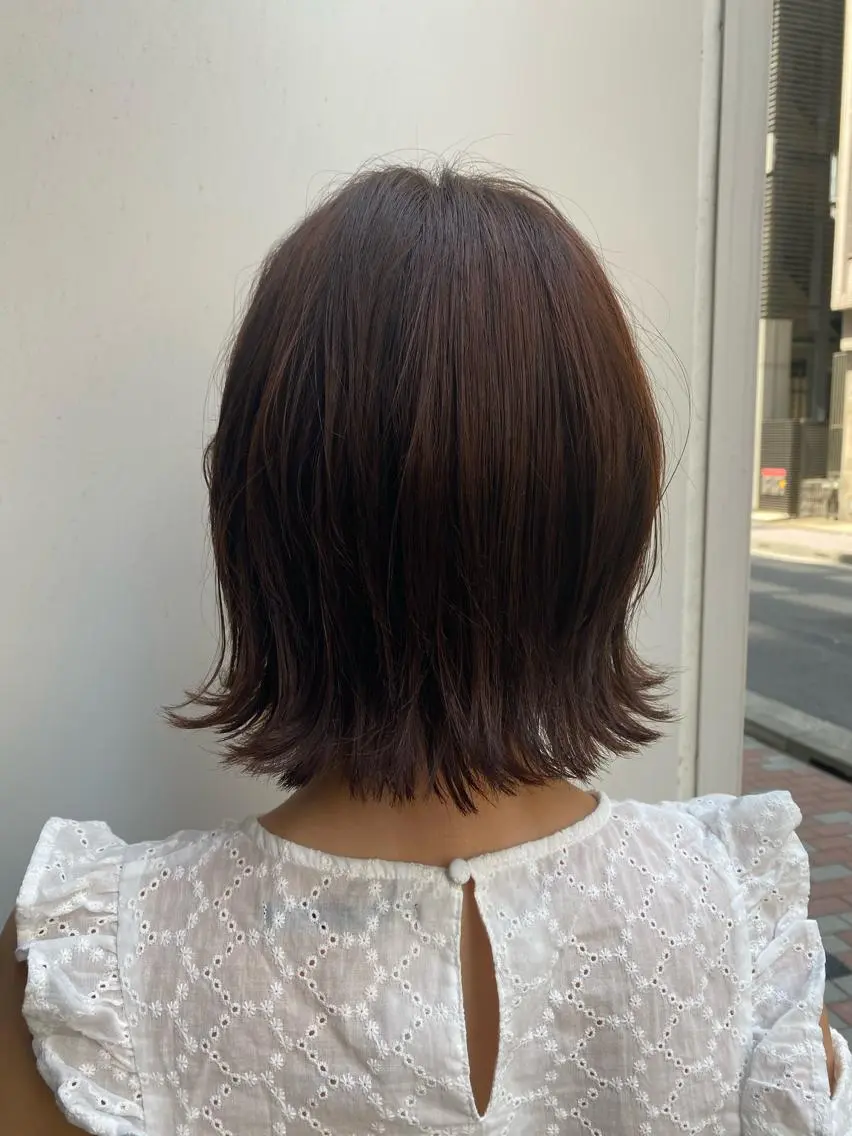 ショート カラー ヘアカラー 艶カラー/似合わせ 💖Emmy💖のヘアスタイル