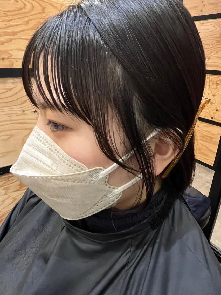 セミロング カラー パーマ ヘアアレンジ メンズ キッズ ネイル マツエク・マツパ アイブロウ メンズブリーチ メンズハイライト メンズインナーカラー メンズ韓国風 ブリーチ 久木原 ゆりのヘアスタイル