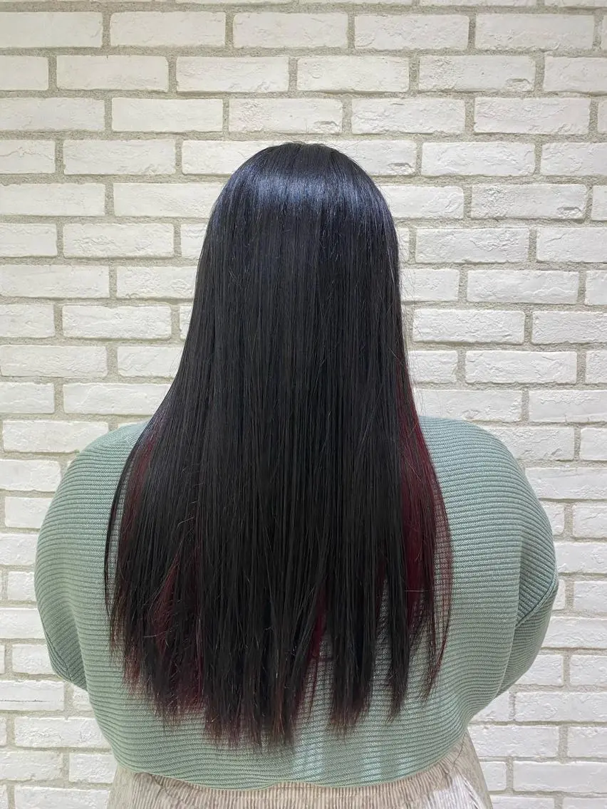ロング モデル募集中 松原京のヘアスタイル