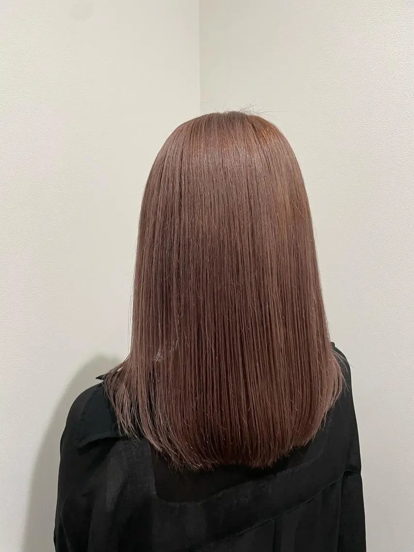 セミロング ら んのヘアスタイル