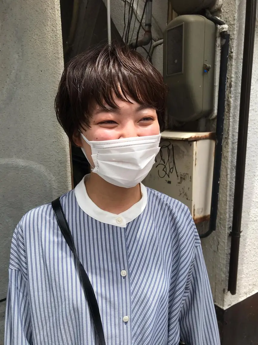 ショート カット ヘアカラー トリートメント ayane⭐️ボブ・ ショート・パーマのヘアスタイル