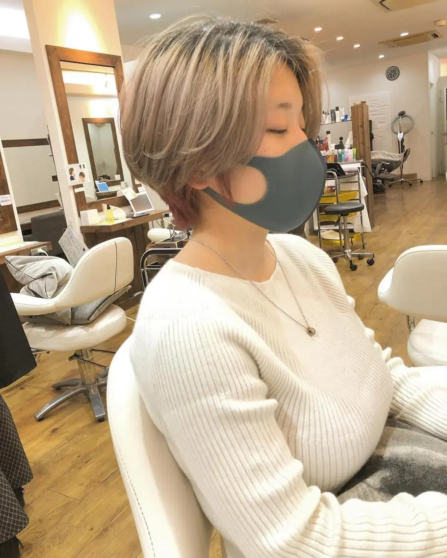 カラー アディクシーカラー アッシュ ブリーチ ダブルカラー グラデーションカラー 🌈ハイトーン/ ワタル🌈のヘアスタイル