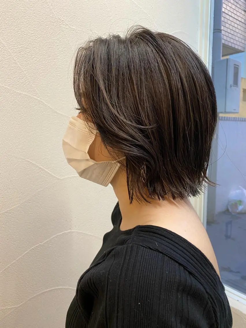 ショート カラー ショートボブ 透明感カラー ボブ ショートヘア カット ヘアカラー トリートメント ハイトーン×似合わせ 🌱中川慎之介のヘアスタイル
