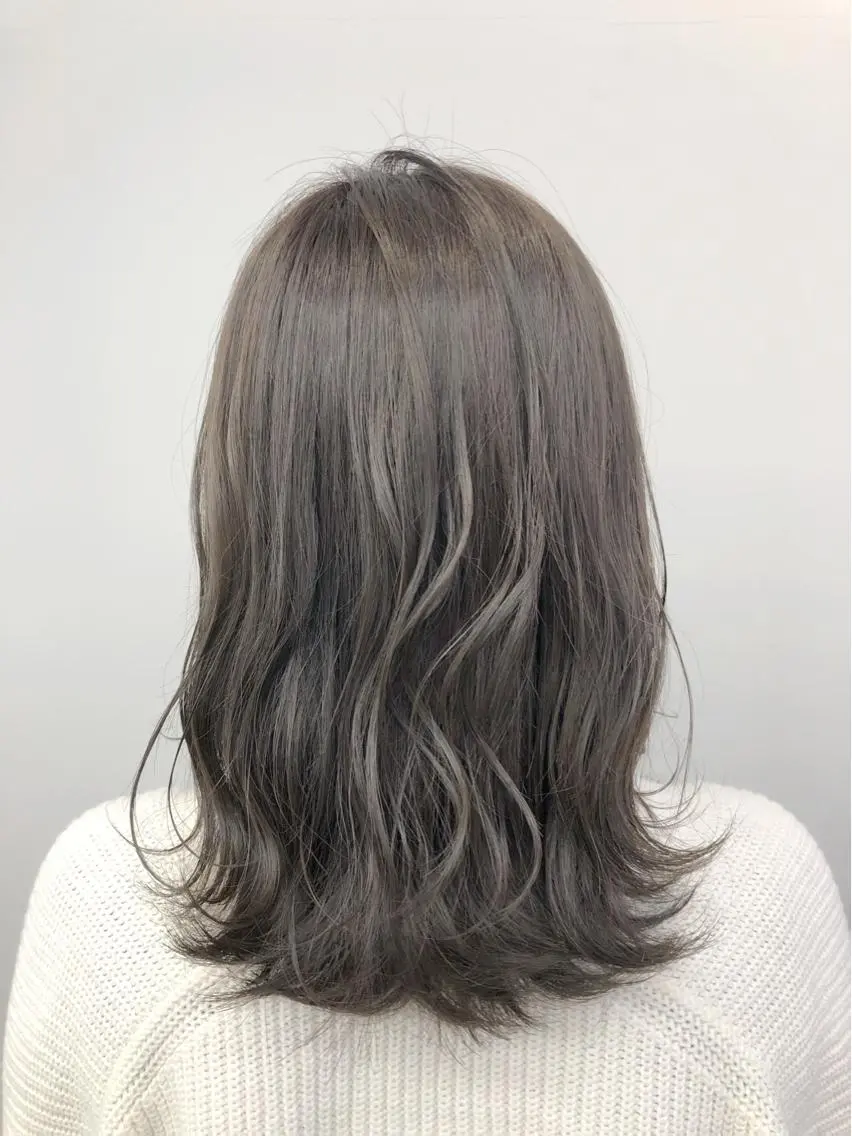 セミロング カラー 透明感カラー 代表 YUKI ☆のヘアスタイル