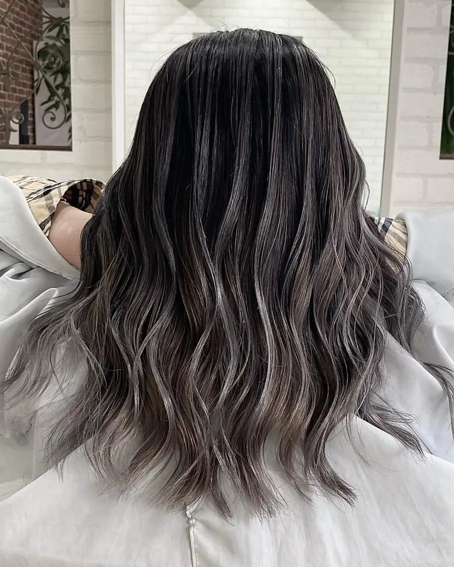 セミロング カラー ヘアアレンジ 久米 治仁のヘアスタイル