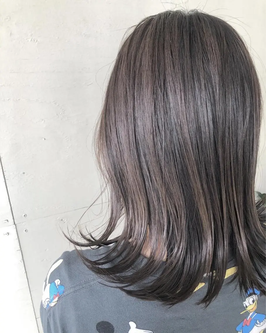 ミディアム カラー かわさき ともやのヘアスタイル