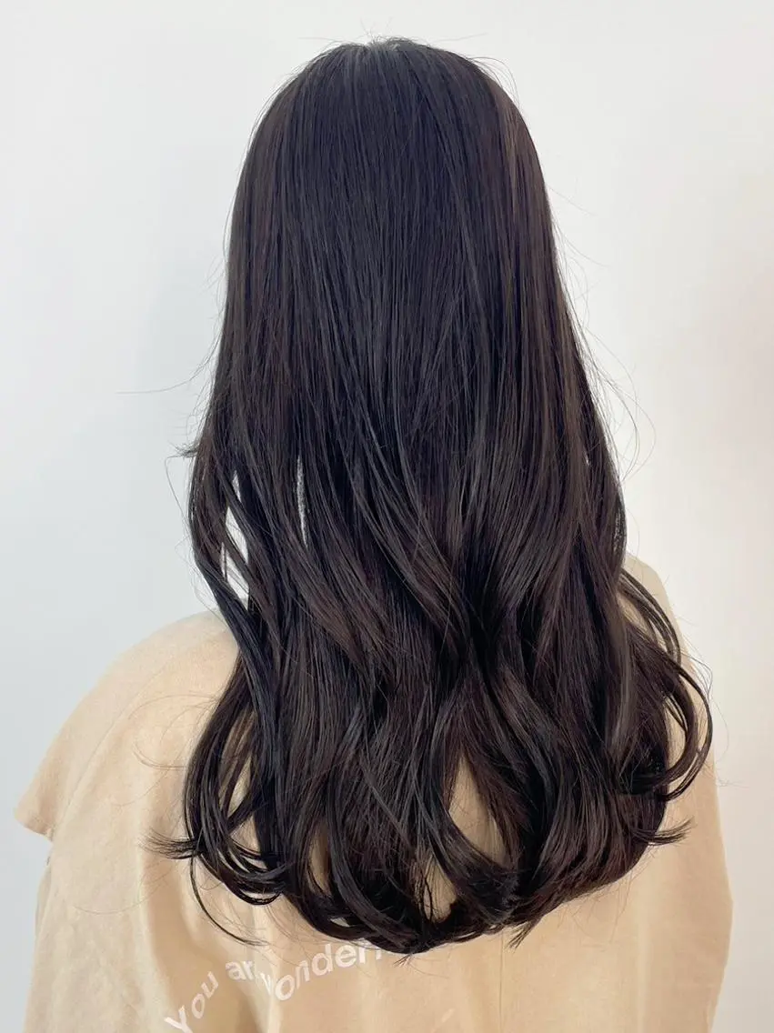 セミロング カラー ブラウンカラー カット ヘアカラー トリートメント ITbyALBUM 八王子店のヘアスタイル