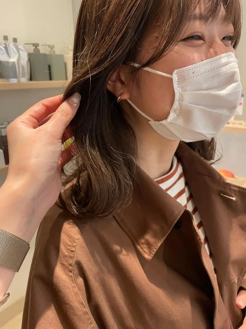 ミディアム カラー 透明感カラー kanami - ROCCO -のヘアスタイル