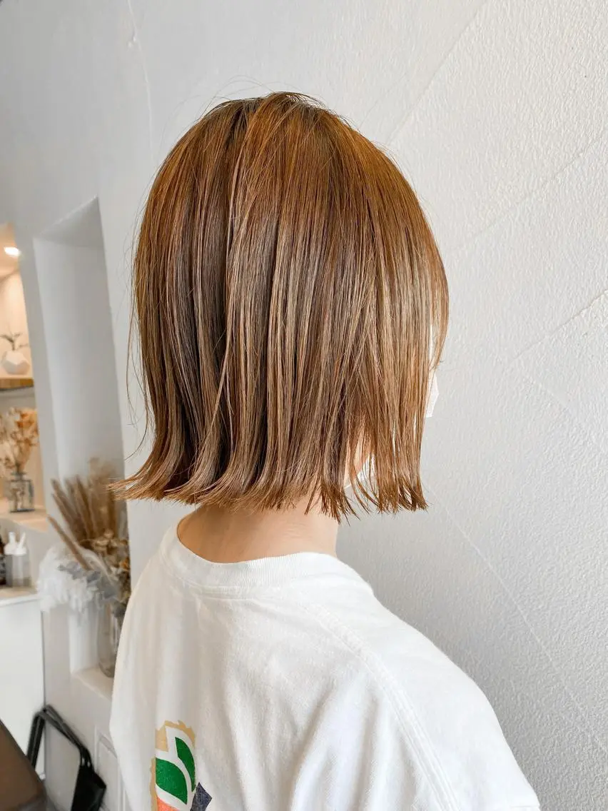 ショート ヘアカラー トリートメント ハイトーン×似合わせ 🌱中川慎之介のヘアスタイル