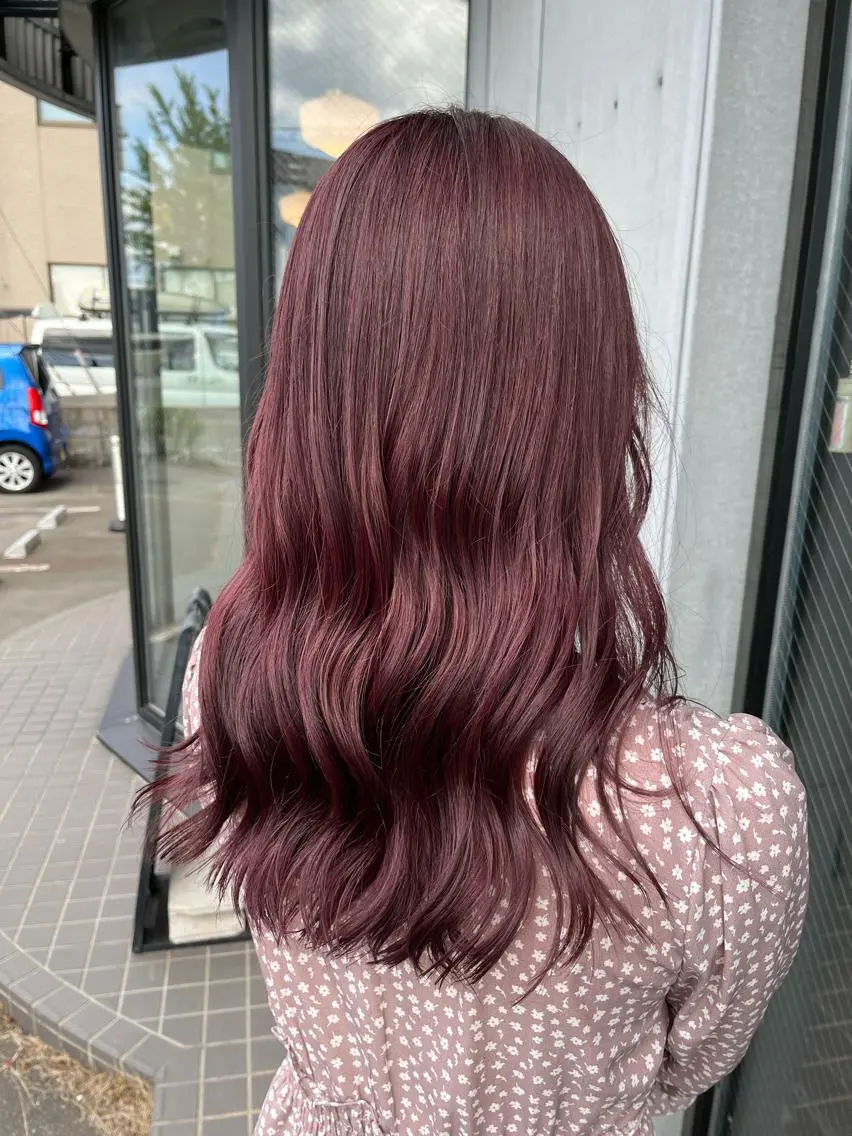 ロング カット ヘアカラー Number CHIHIROのヘアスタイル
