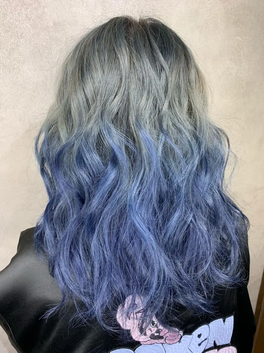 セミロング カット ヘアカラー トリートメント 西村 雄二/エクステのヘアスタイル