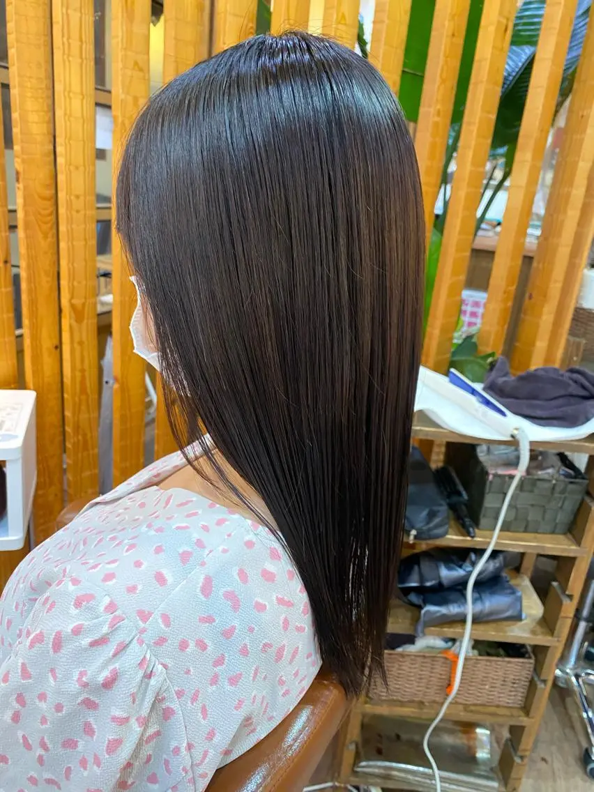 セミロング カラー パーマ ヘアアレンジ メンズ キッズ ネイル マツエク・マツパ 🌈髪質改善・美髪矯 正・平野瀬乃🌈のヘアスタイル