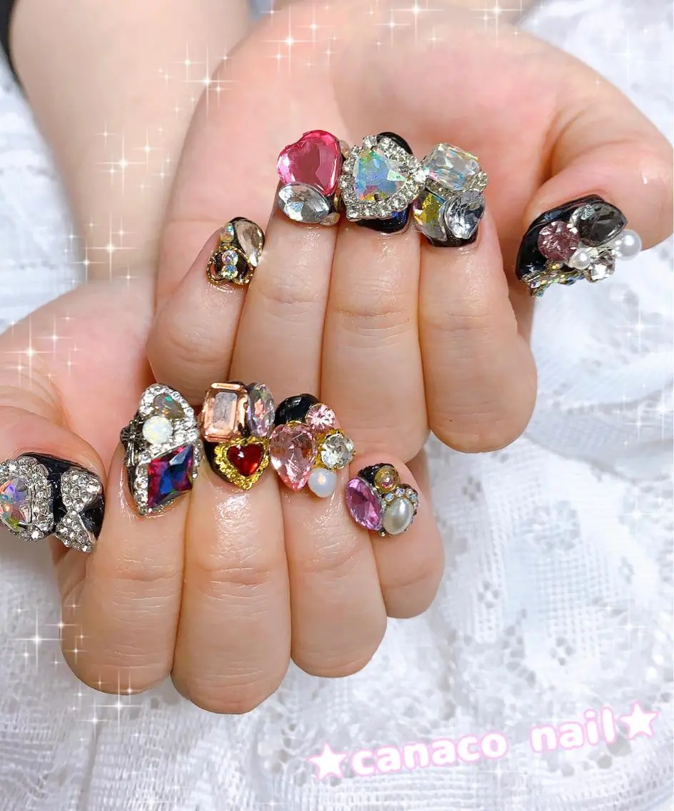 ネイル アートネイル キラキラネイル ハンドネイル ハンドケア ベテランネイル cnc  nailのネイルデザイン