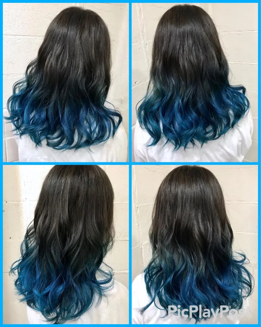 セミロング カラー ササ キのヘアスタイル