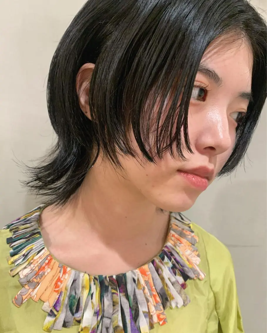 ショート カラー ウルフカット カット ヘアカラー トリートメント 優作 〜圧倒的信頼〜のヘアスタイル