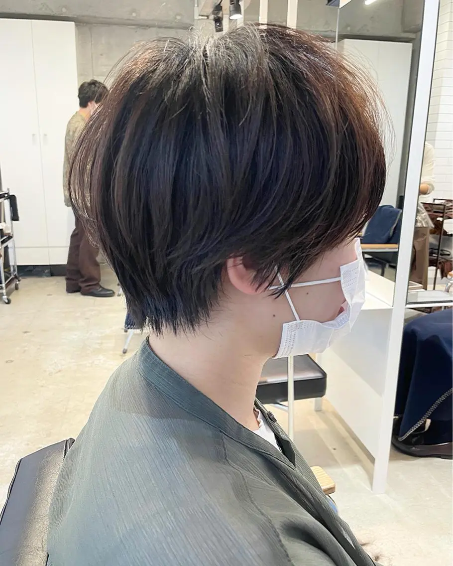 ショート カット ヘアカラー 【ショートカット 美髪矯正】今井隆太のヘアスタイル