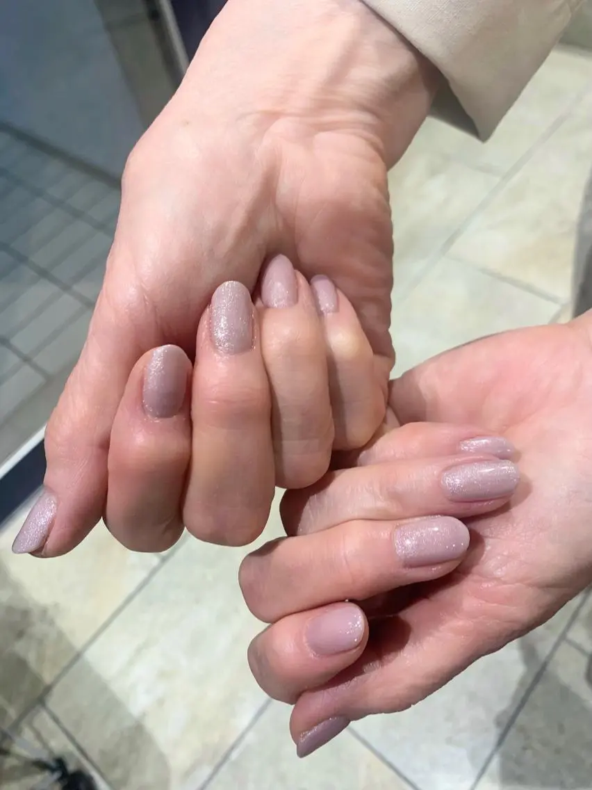 ネイル 桜ネイル マグネットネイル 春ネイル N.barber / koderaのネイルデザイン