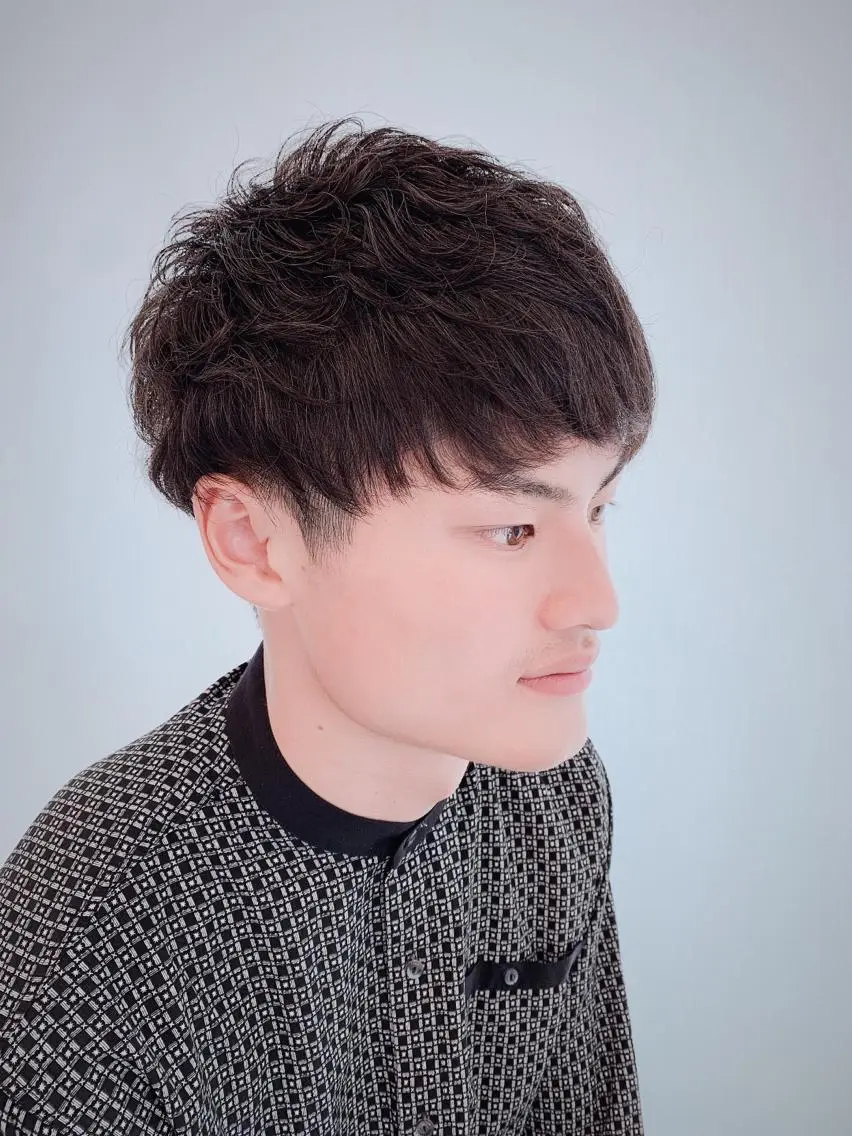 ショート パーマ メンズ メンズパーマ 美髪矯正・髪質改善 【中村吉孝】のヘアスタイル