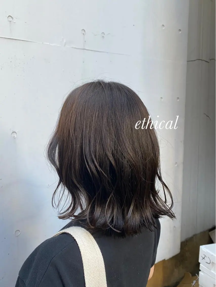 ミディアム 【エシカル】 HOSOMIのヘアスタイル