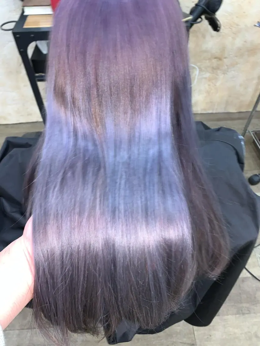 ロング カラー チバ ヒロトのヘアスタイル