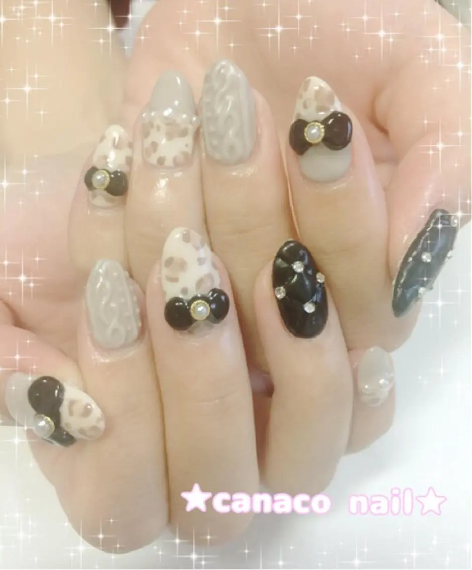 ネイル アートネイル ジェルネイル パラジェル ストーンネイル ベテランネイル cnc nailのネイルデザイン